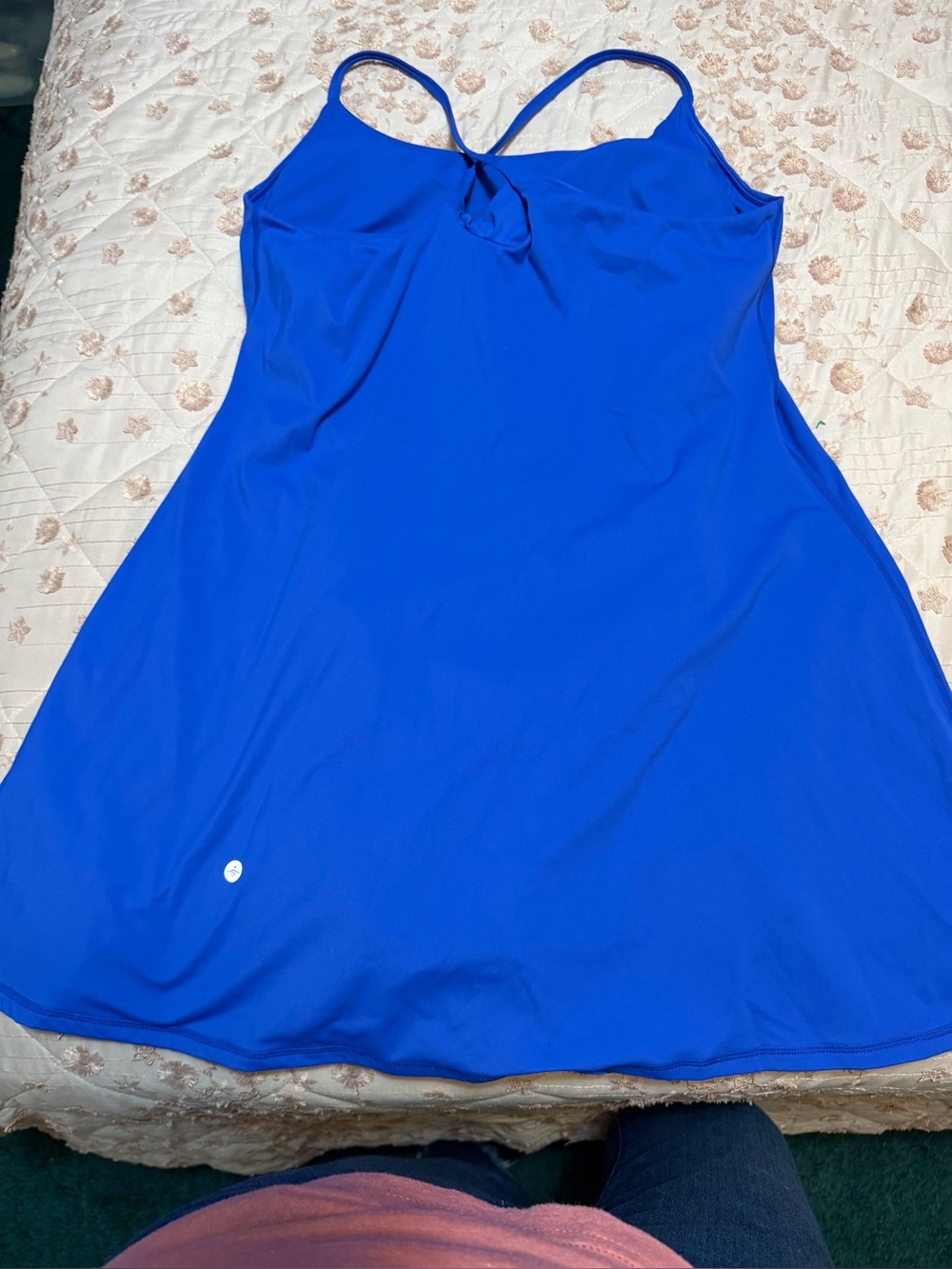 Halara SoftlyZero Plush Easy Peezy Active Dress - Royal Blue - XL - Picture 2 of 6